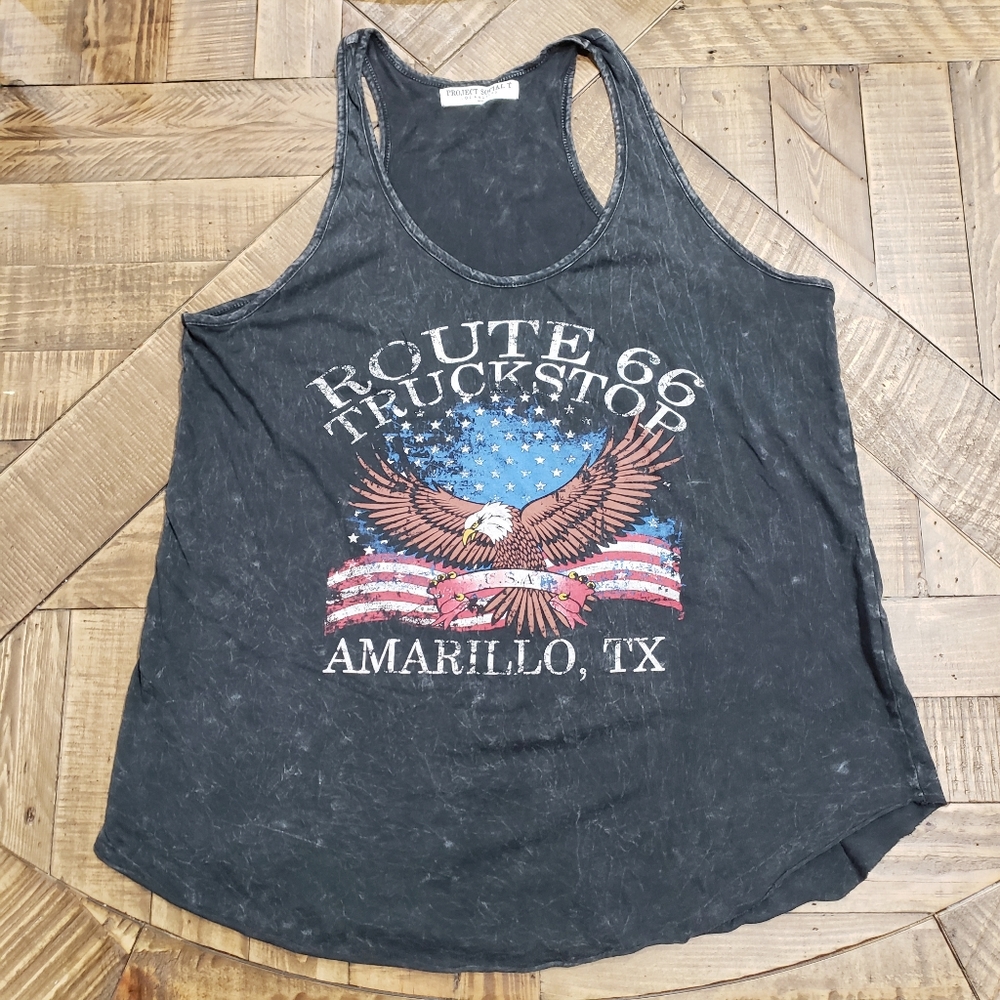 Project Social T Route 66 Amarillo TX Tank Top